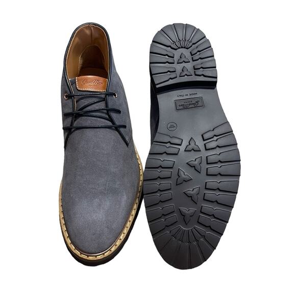 The Good Man Brand Mens Made in Italy Norwegian Chukka Boot Grey Size 9.5 NIB - Picture 6 of 8